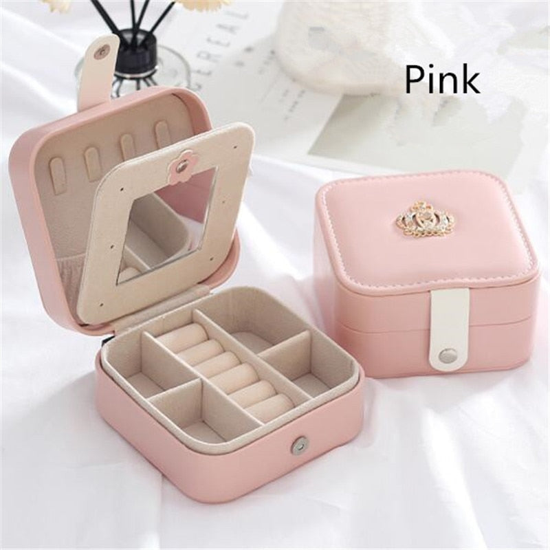 WE Jewelry Box шкатулка Ring Necklace Earring Holder Storage Box Case Jewelry Organizer Gifts Box joyeros organizador de joyas