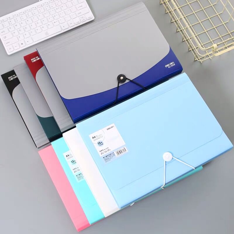 New Arrival 12 Layer A4 Multilayer Desk File Folder Expanding Bag Document Paper Storage Organizer Case School Office Stationery