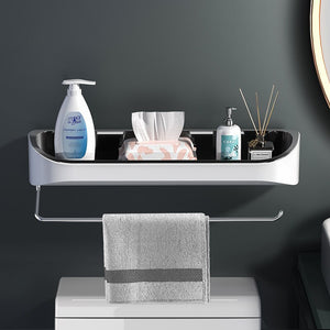 ABS Wall-mounted Bathroom Shelf Toilet Storage Rack Lotions Storage Kitchen Organizer For Bathroom Organization Accessories