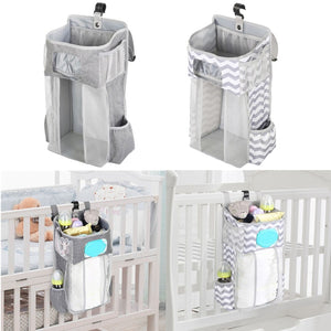 Diaper Stacker Hanging Diaper Storage Bags Nursery Organizer for Changing Table Crib or Wall Baby Shower Gifts