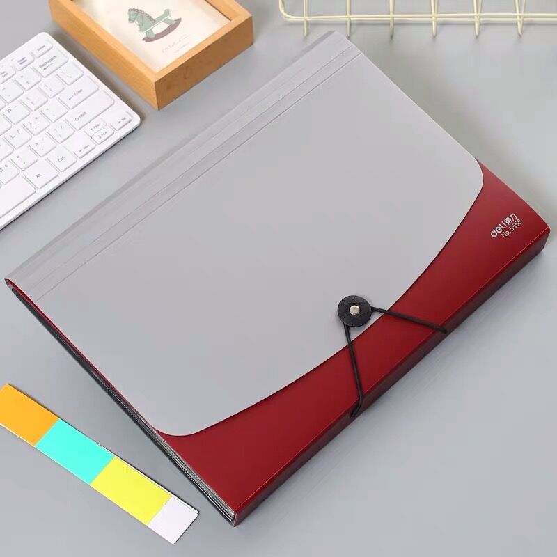 New Arrival 12 Layer A4 Multilayer Desk File Folder Expanding Bag Document Paper Storage Organizer Case School Office Stationery