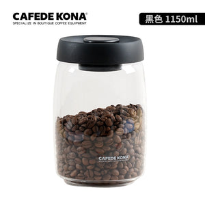 CAFEDEKONA Glass Canister Vacuum Glass Sealed Tank Borosilicate Glass Storage Jar With Lid Food Storage Jar Kitchen Storage Box