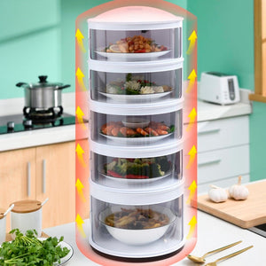 Food Cover Insulation Dust-proof Covers Multi-layer Anti-flies Refrigerator Bacteria Household Dining Table Leftovers Storage