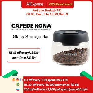 CAFEDEKONA Glass Canister Vacuum Glass Sealed Tank Borosilicate Glass Storage Jar With Lid Food Storage Jar Kitchen Storage Box